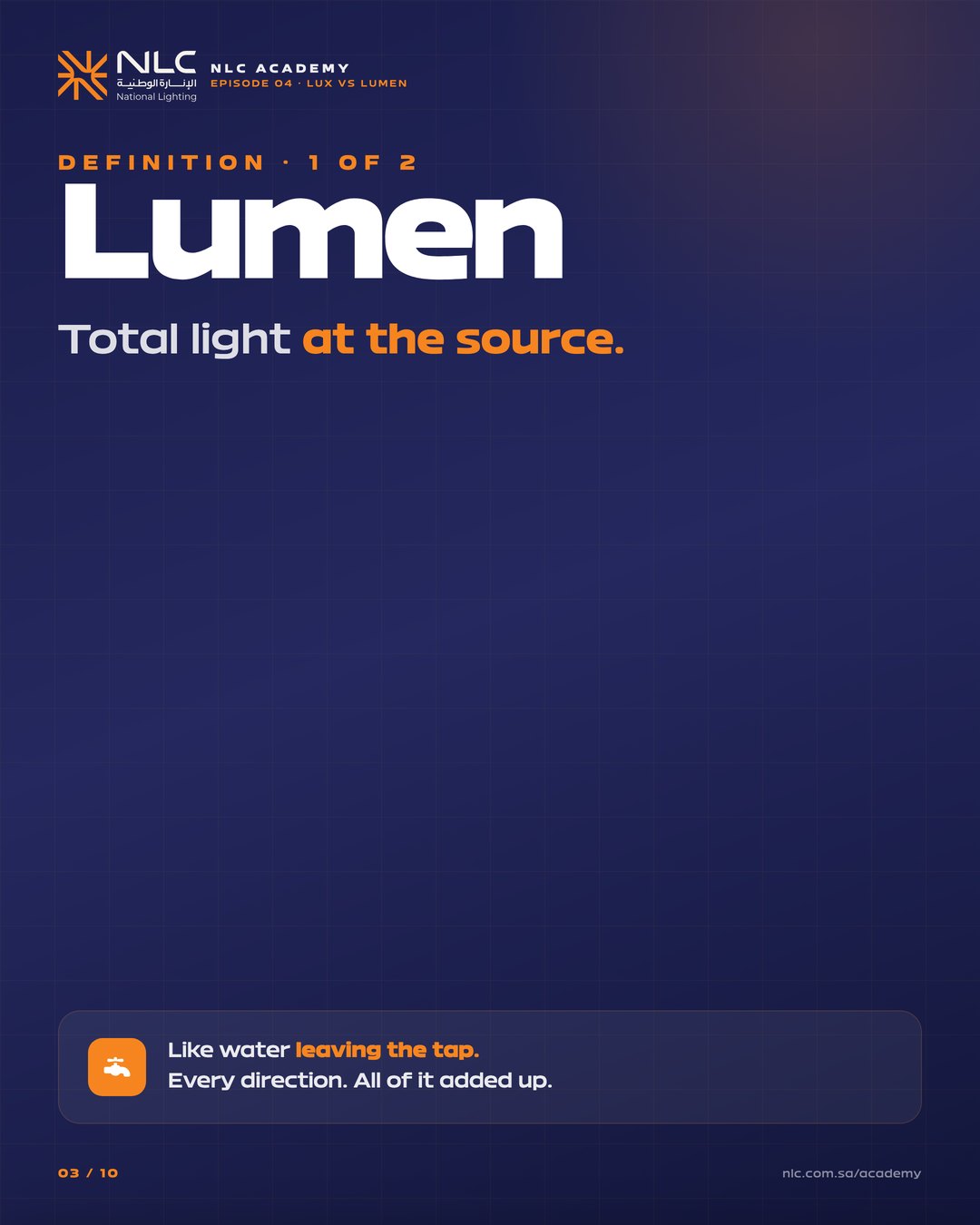 Slide 3, Lumen defined