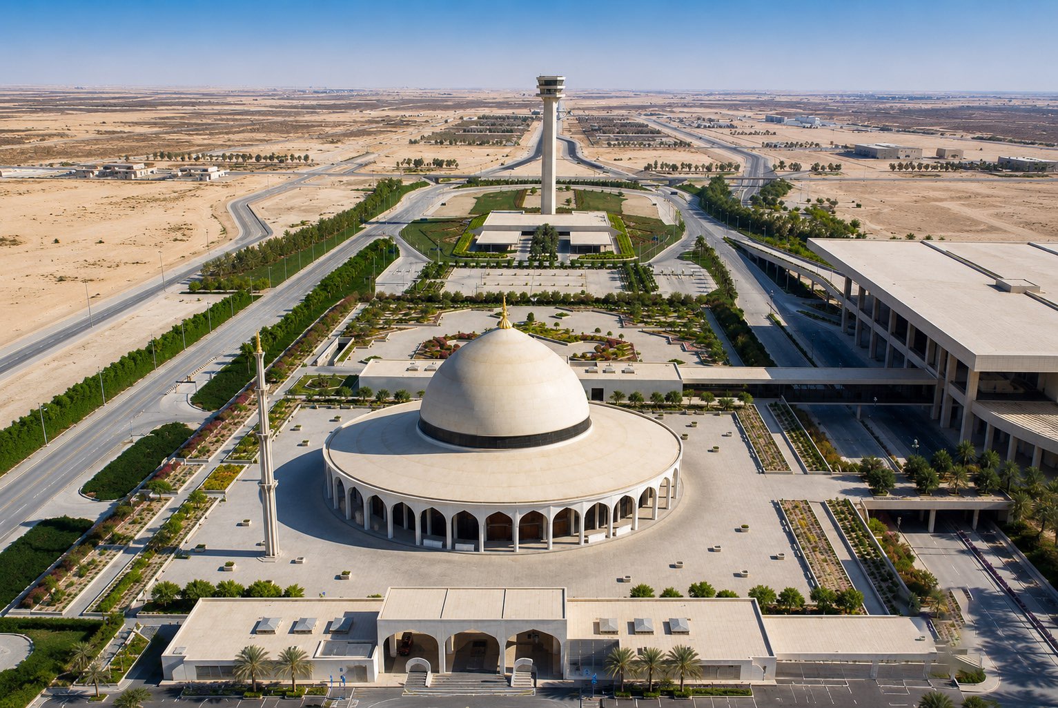 صورة من مشروع مبنى الشحن — مطار الدمام