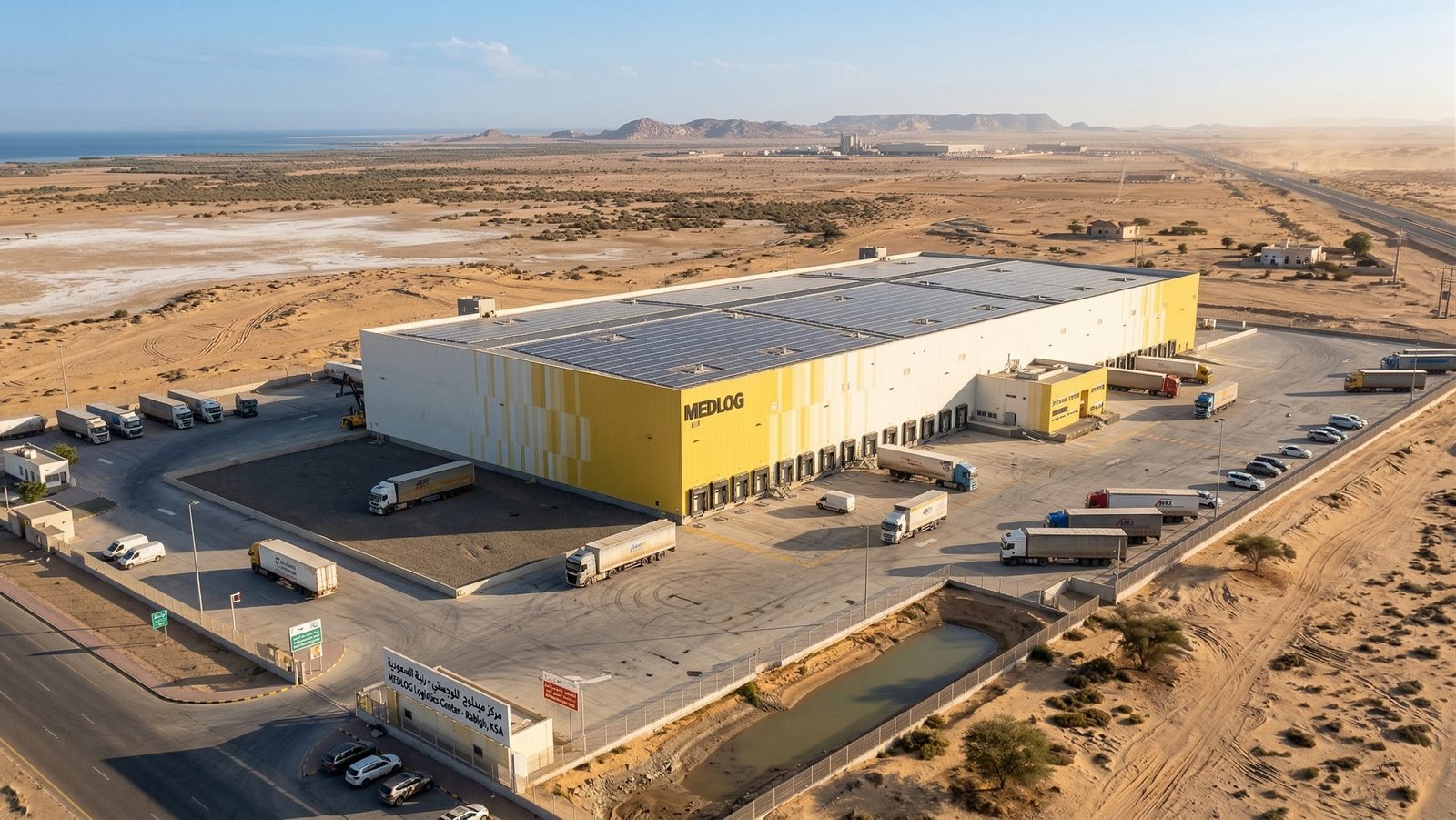MEDLOG Cold Store at King Abdullah Port (KAEC) project photo